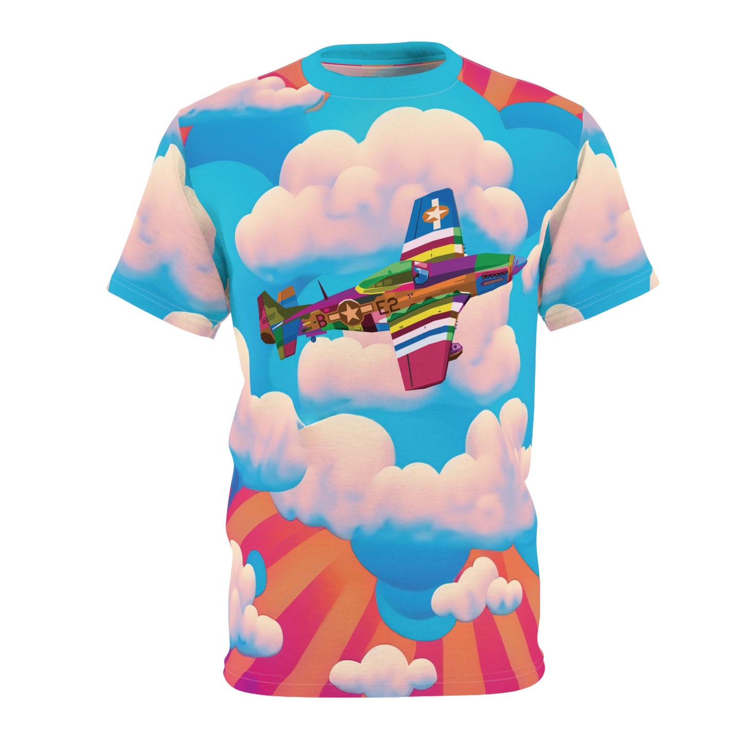 Pop Art P-51 - Cut & Sew Tee