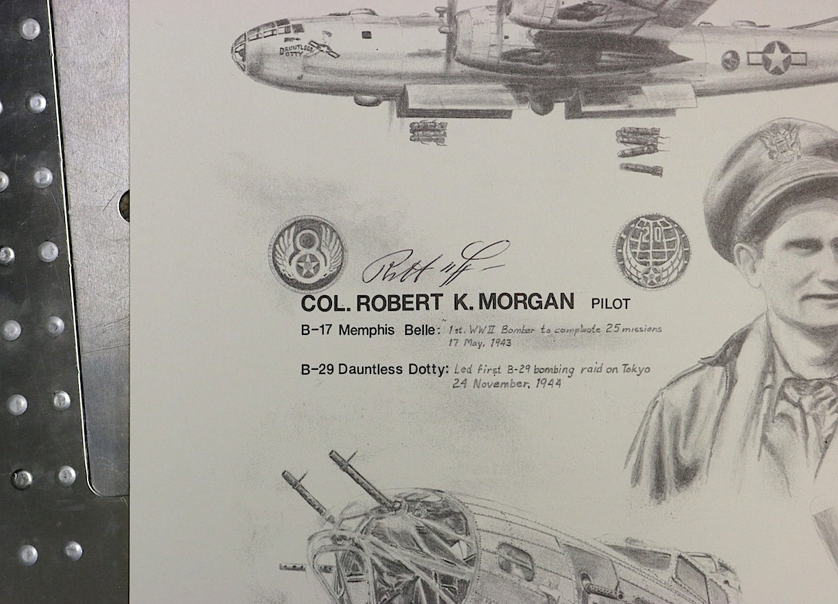 Col. Robert K Morgan (Signed)