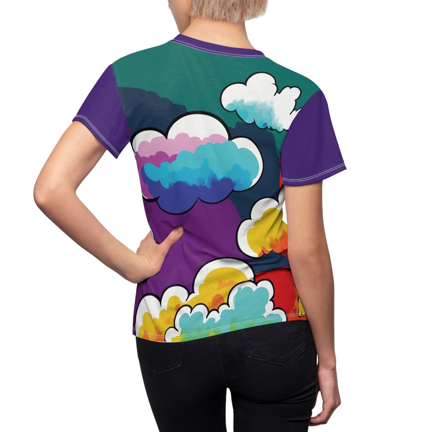 Pop Art B-29 - Ladies Cut & Sew Tee